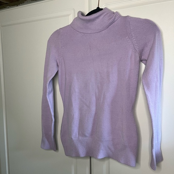 French Connection Lavender Turtleneck Sweater - Picture 2 of 9